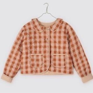 ISO Little Cotton Clothes Seersucker Gingham Freya Jacket